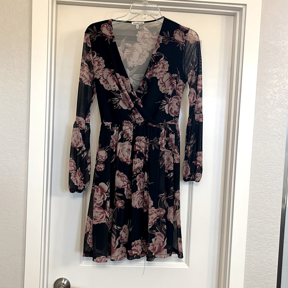 Beautiful floral dress.